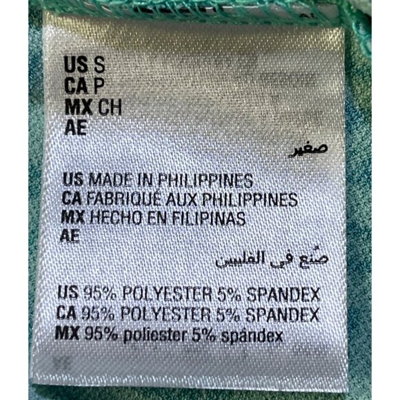 JM Collection Size Small Rayon Span Knit Square Neck Top Neo Jade - Picture 9 of 9